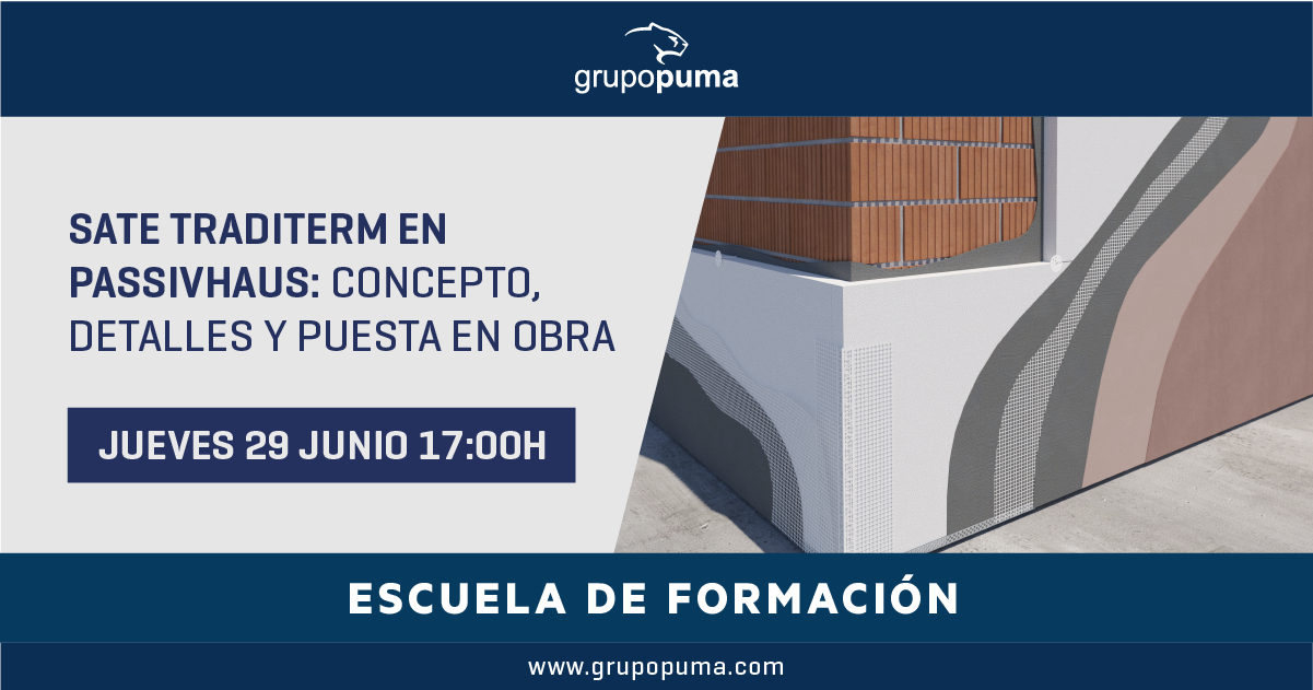 ➡ SATE Traditerm en Passivhaus: concepto, detalles especiales y puesta en obra.