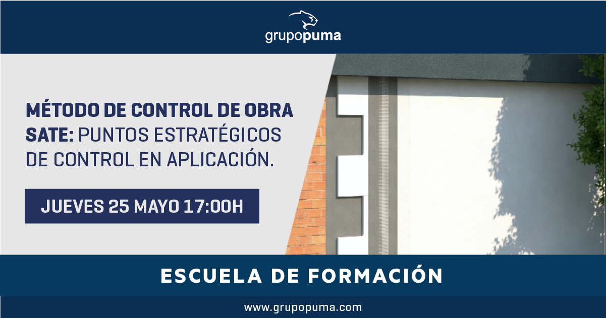 ➡  Método de control de obra SATE: puntos estratégicos de control en la aplicación para evitar futuras posibles patologías