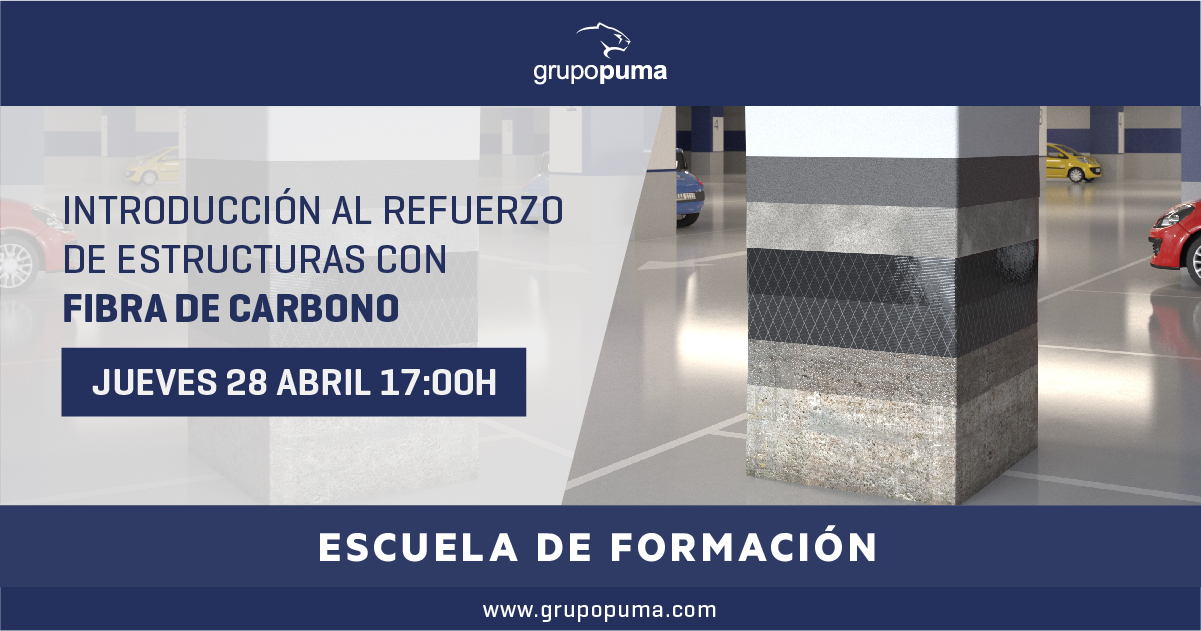➡ Introducción al refuerzo de estructuras con fibra de carbono. Novedades Código Estructural 