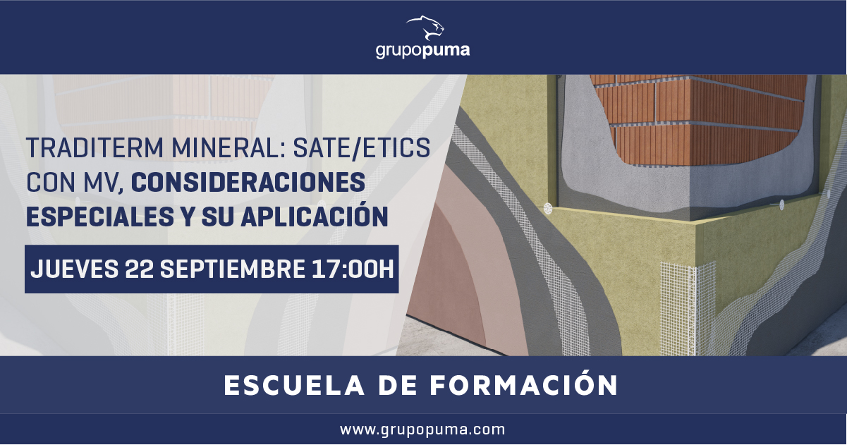 ➡ Traditerm Mineral: SATE/ETICS con MW, consideraciones especiales en proyecto y en su aplicación 