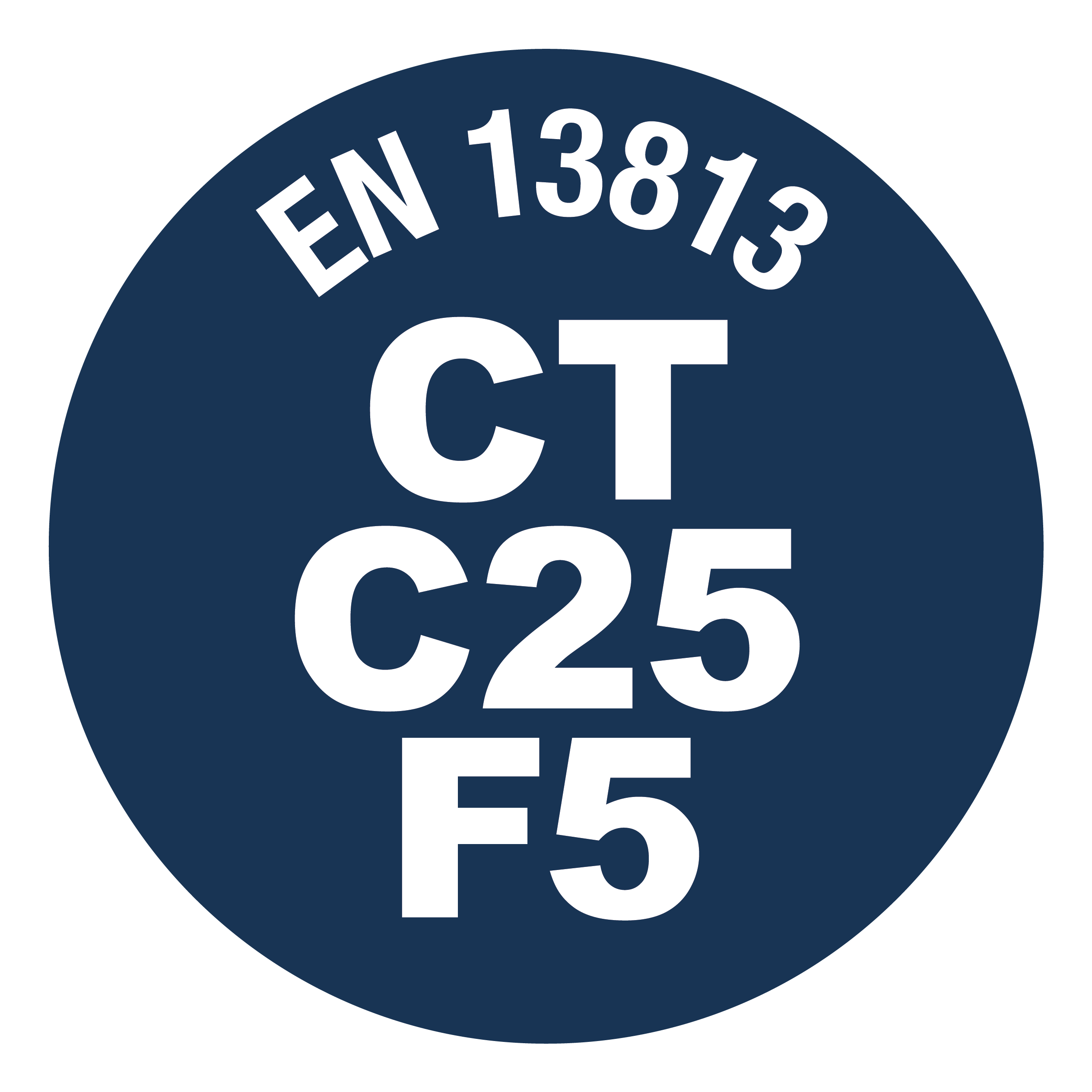 EAU EN13813 CT C25 F5