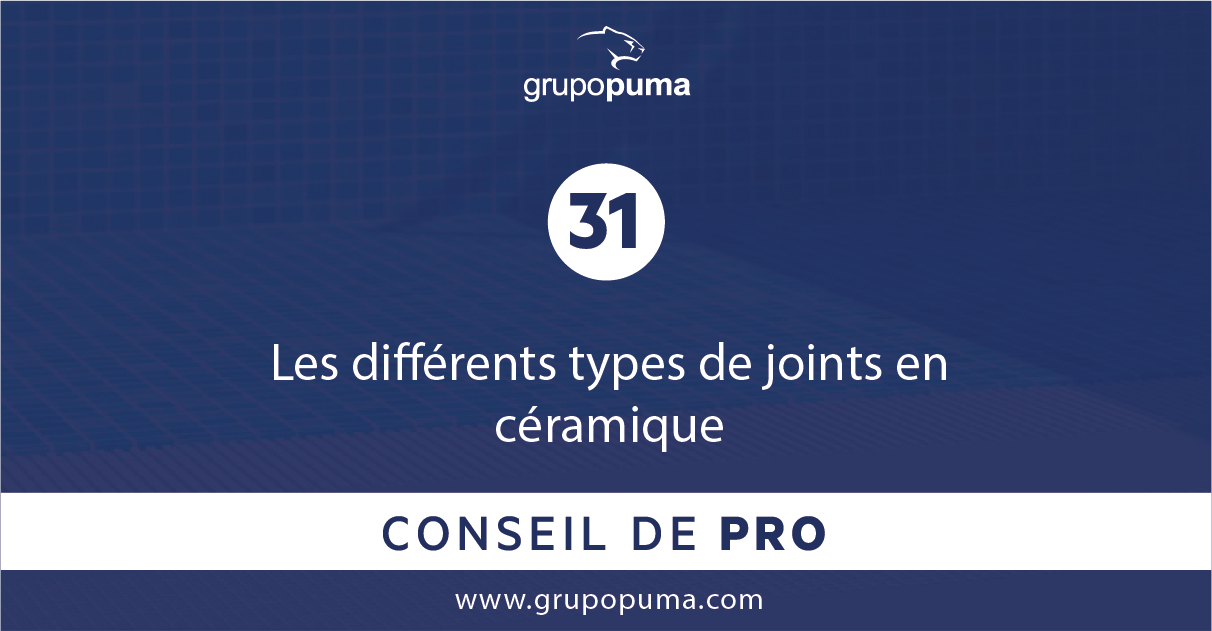 Les différents types de joints