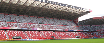 Refuerzo estructural de las gradas en el estadio EL MOLINÓN (Gijón)