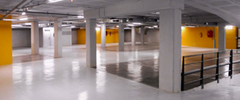 Ejecución de pavimento de parking: Sistema Multicapa y Sistema Epoxi-Cemento