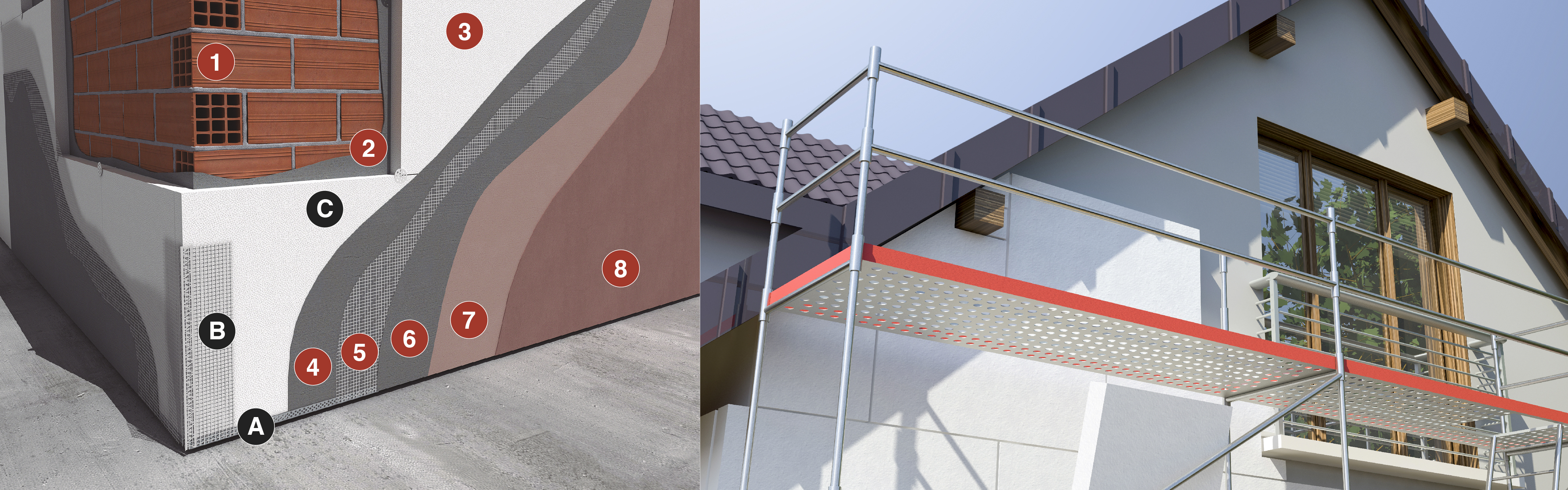 Système d’isolation thermique par l’extérieur